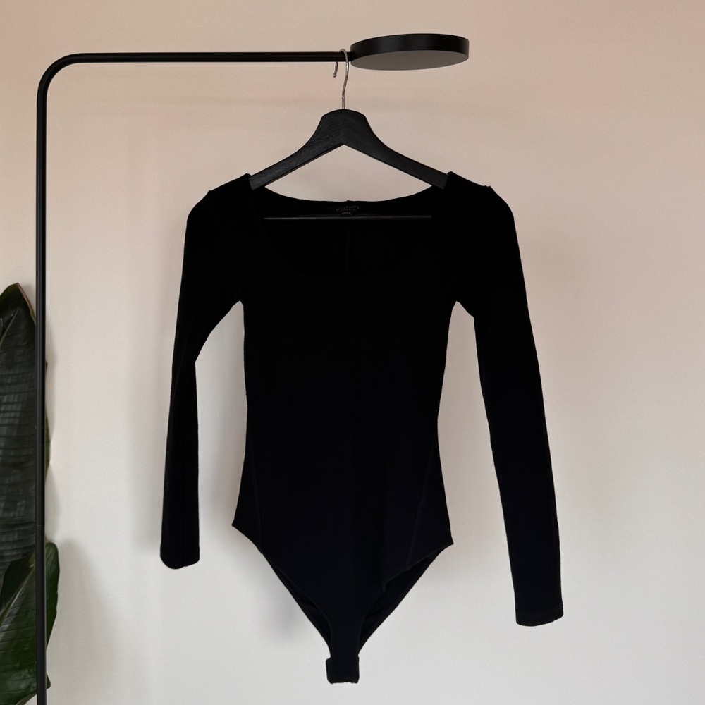 All Saints Jamie Ls long sleeve top/bodysuit.